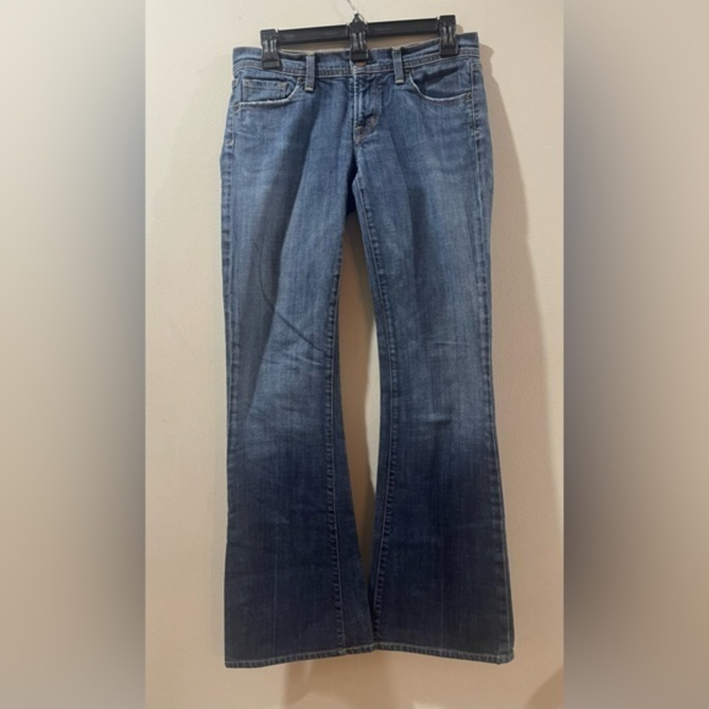 Citizens of Humanity Ingrid‎ #002 Stretch Low Waist Flare Blue Jean Size 27